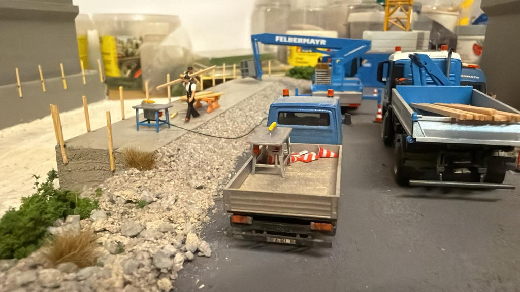 Kreissäge/ Bau Kreissäge im Maßstab 1/87
