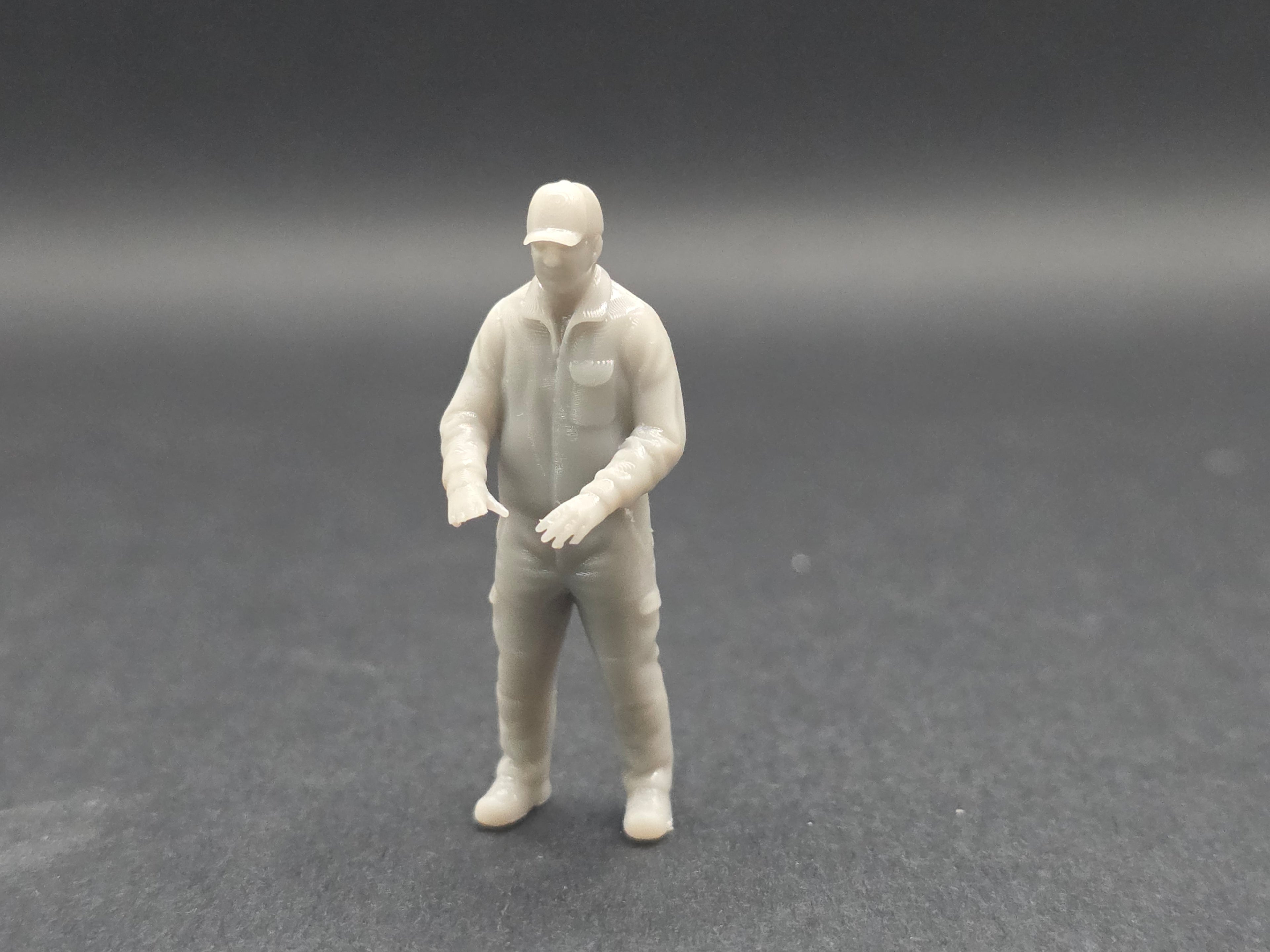 Rüttelplatten Fahrer/ Kleingeräte Bediener im Maßstab 1/50