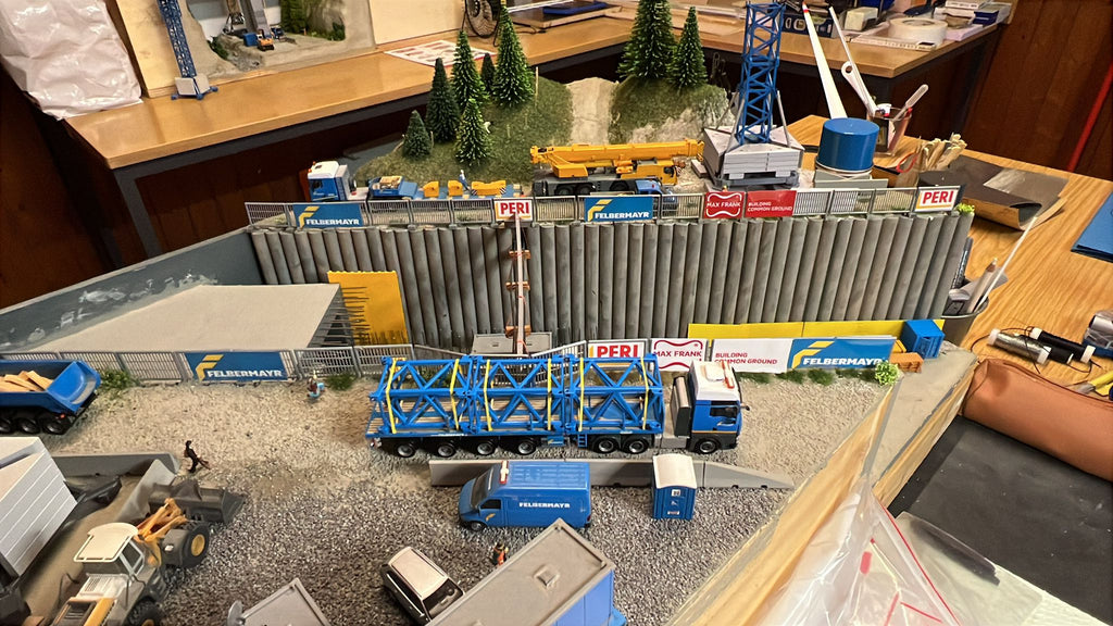 3x Turm Segment TDK im Maßstab 1/87 Ladegut