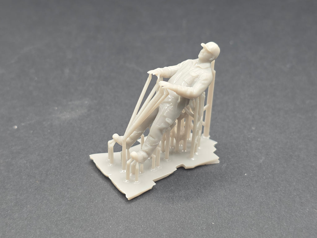 Rüttelplatten Fahrer/ Kleingeräte Bediener im Maßstab 1/50
