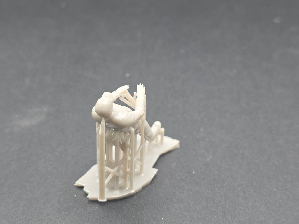 Rüttelplatten Fahrer/ Kleingeräte Bediener im Maßstab 1/50