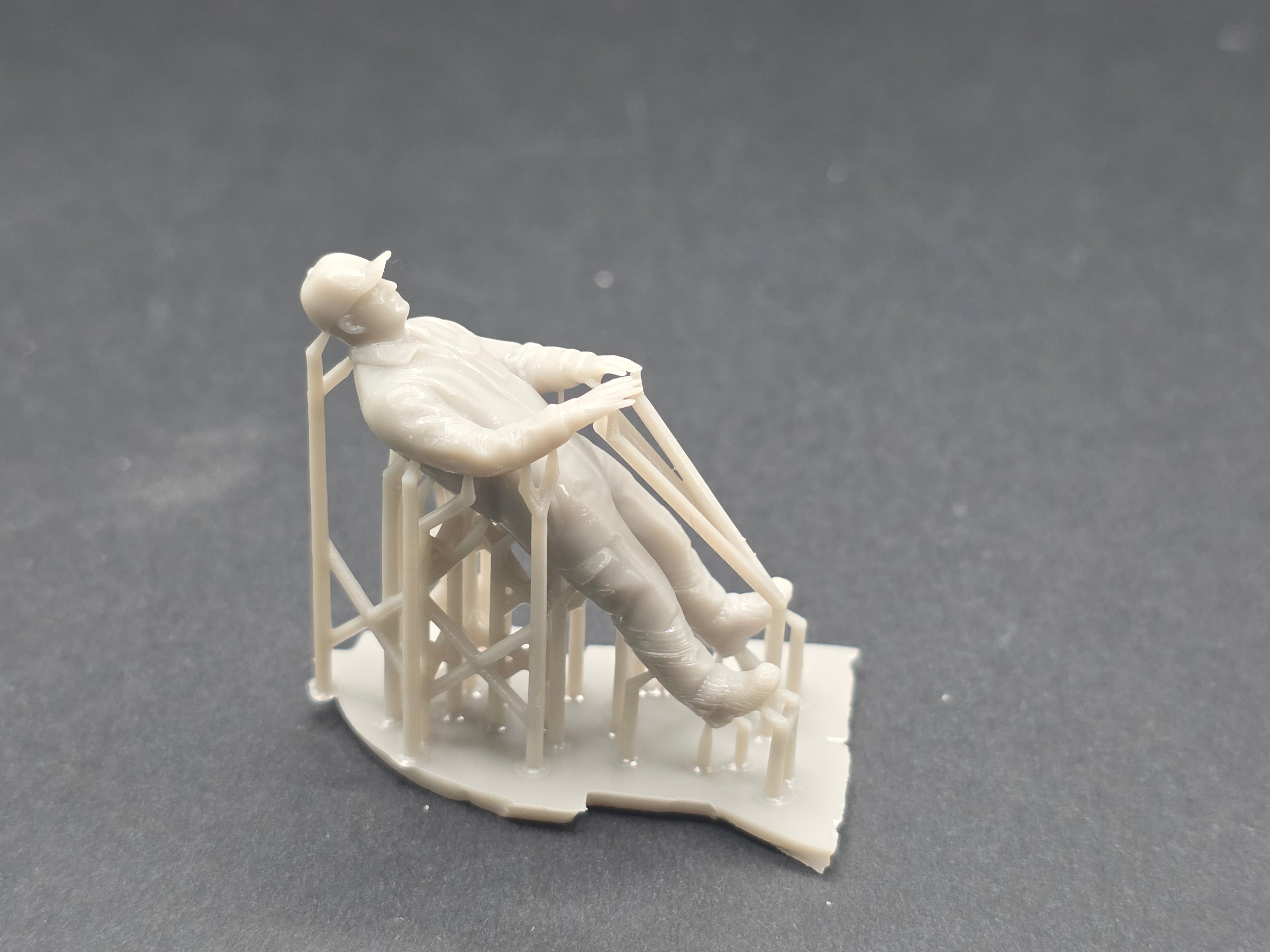 Rüttelplatten Fahrer/ Kleingeräte Bediener im Maßstab 1/50