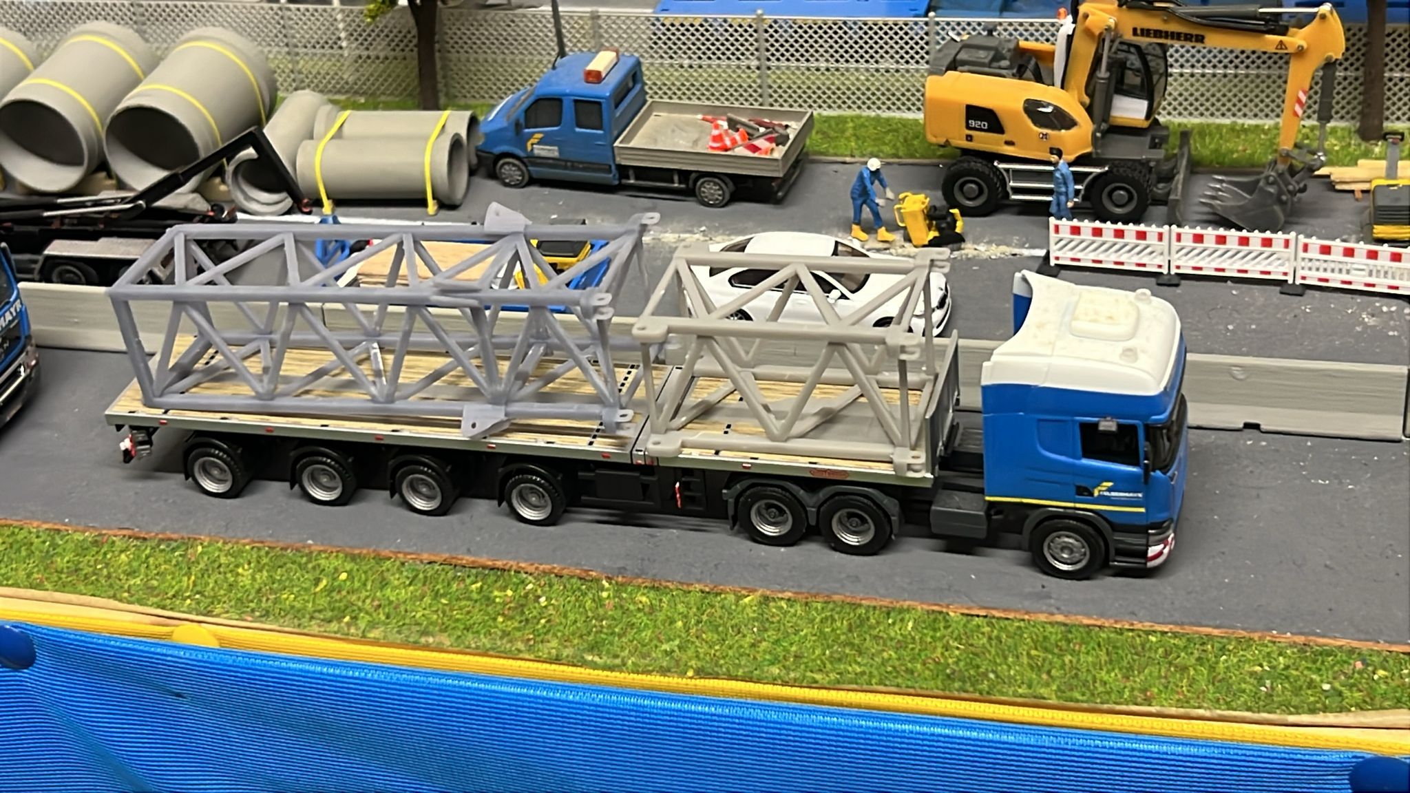 3x Turm Segment TDK im Maßstab 1/87 Ladegut