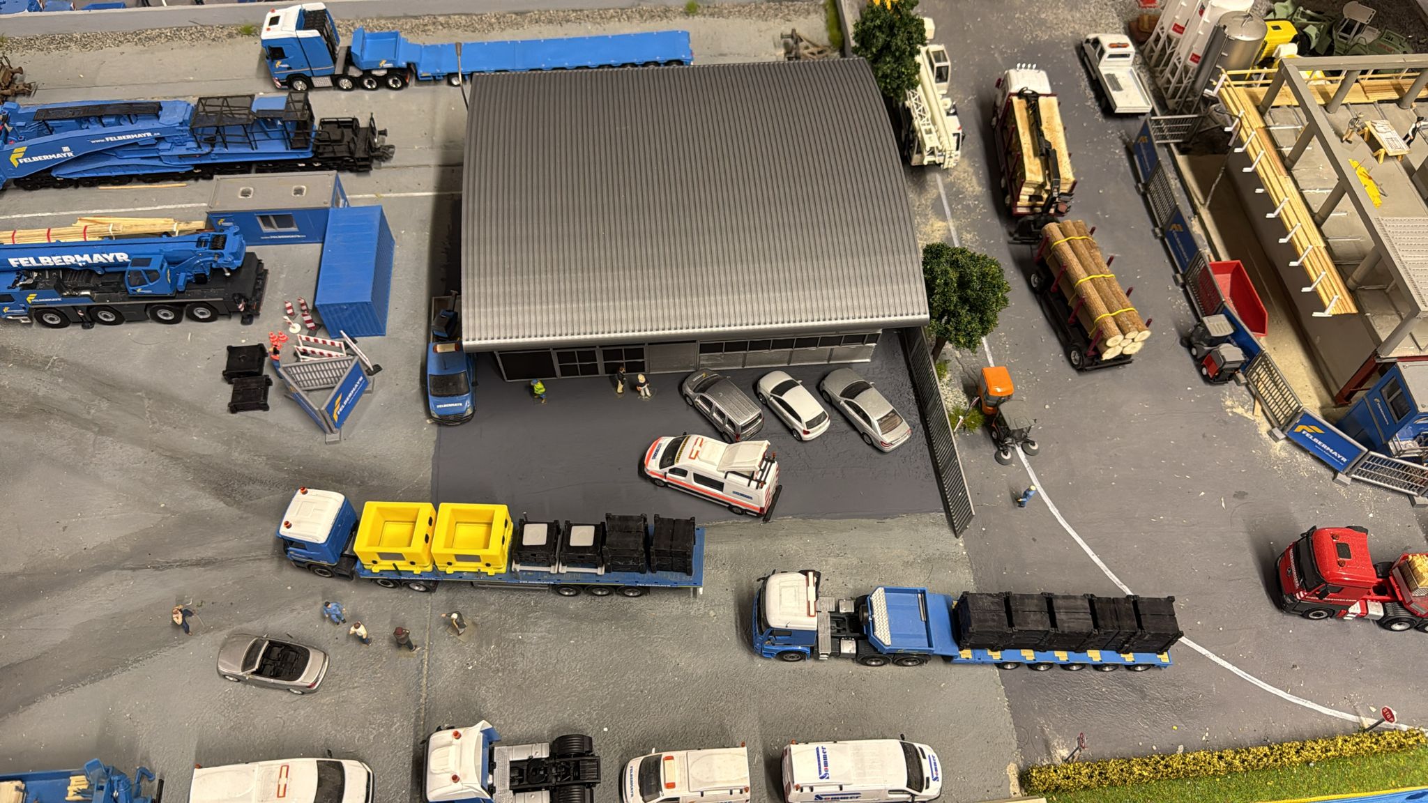 Stapelteile für Hydraulik Hebesystem Für Schwerlast im Maßstab 1/87 Ladegut H0