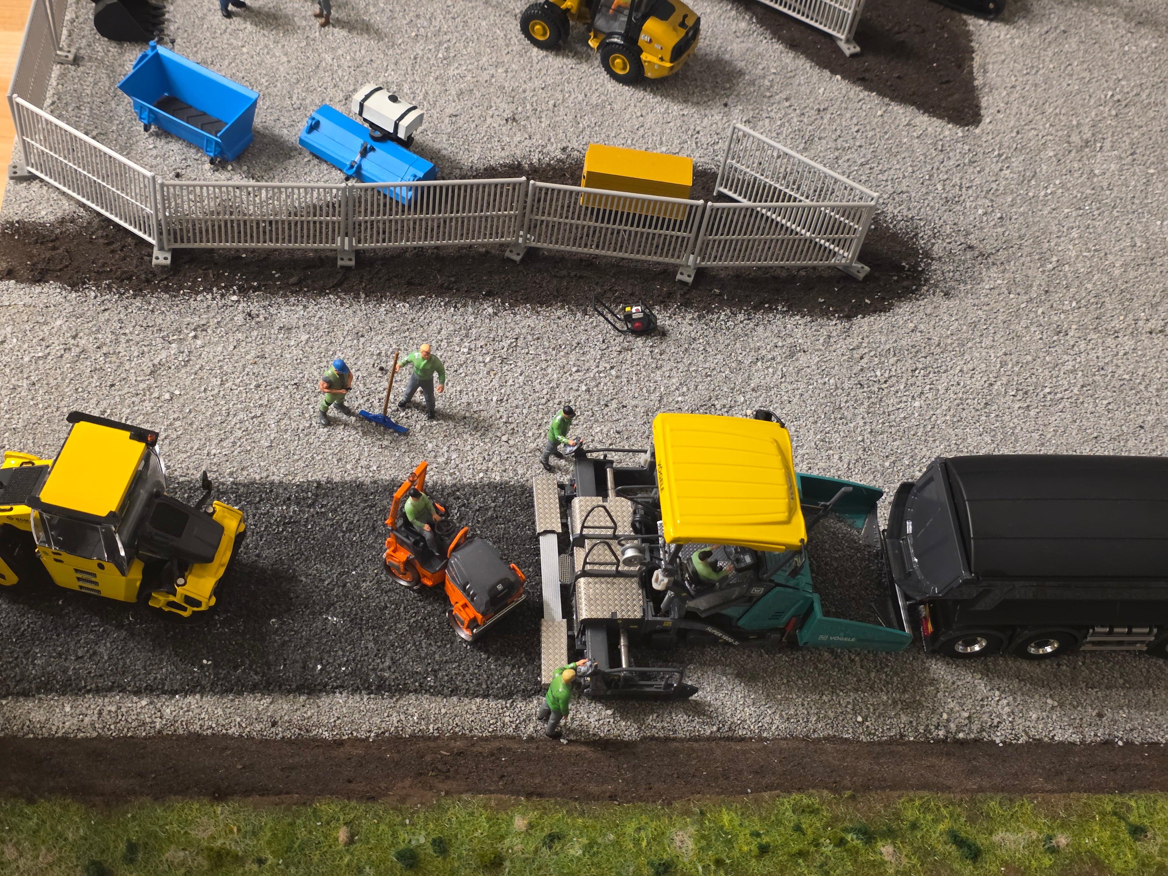 Gummirad Umbausatz für Bomag 174 und Ähnliche Im Maßstab 1/50