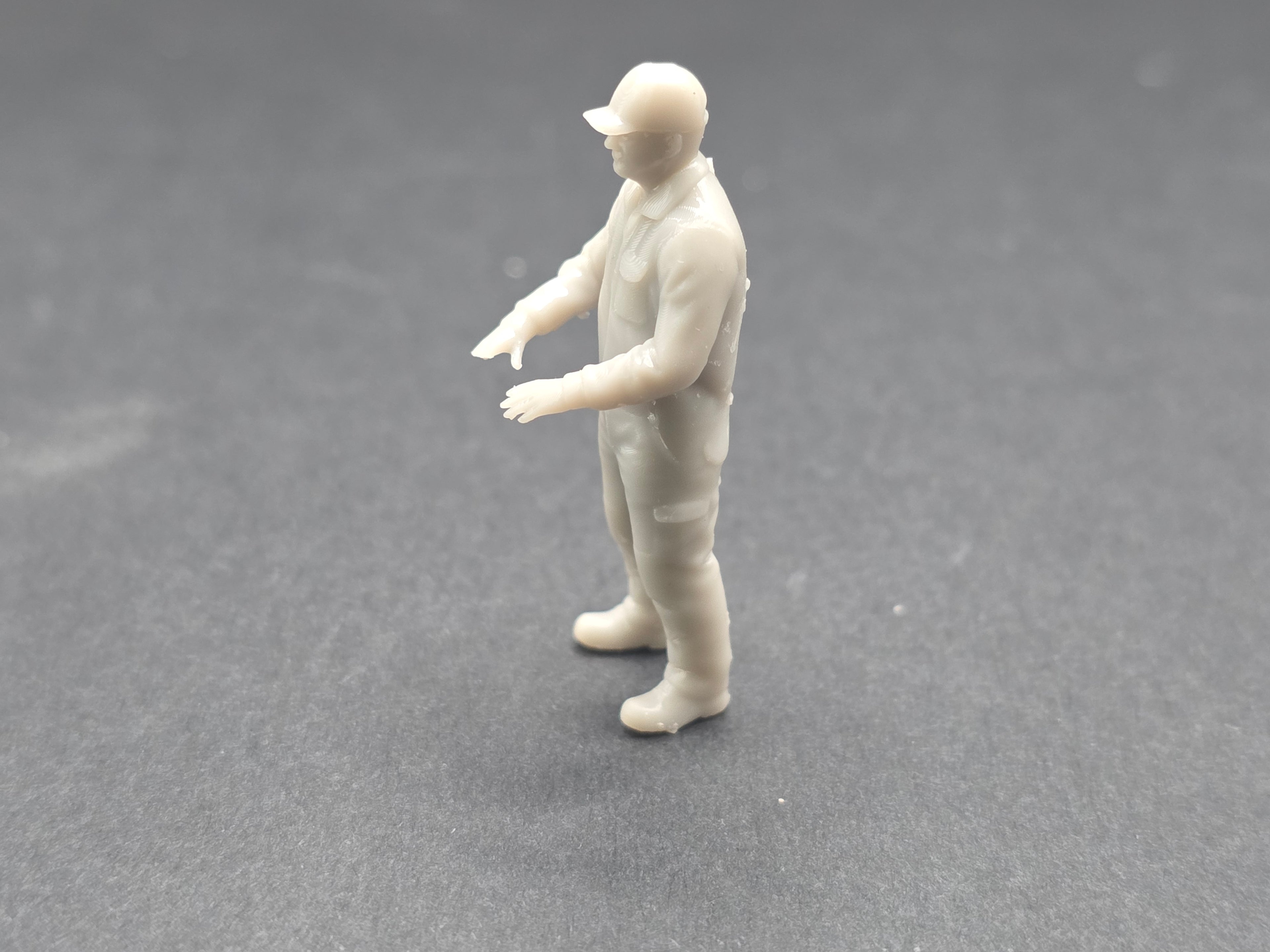 Rüttelplatten Fahrer/ Kleingeräte Bediener im Maßstab 1/50