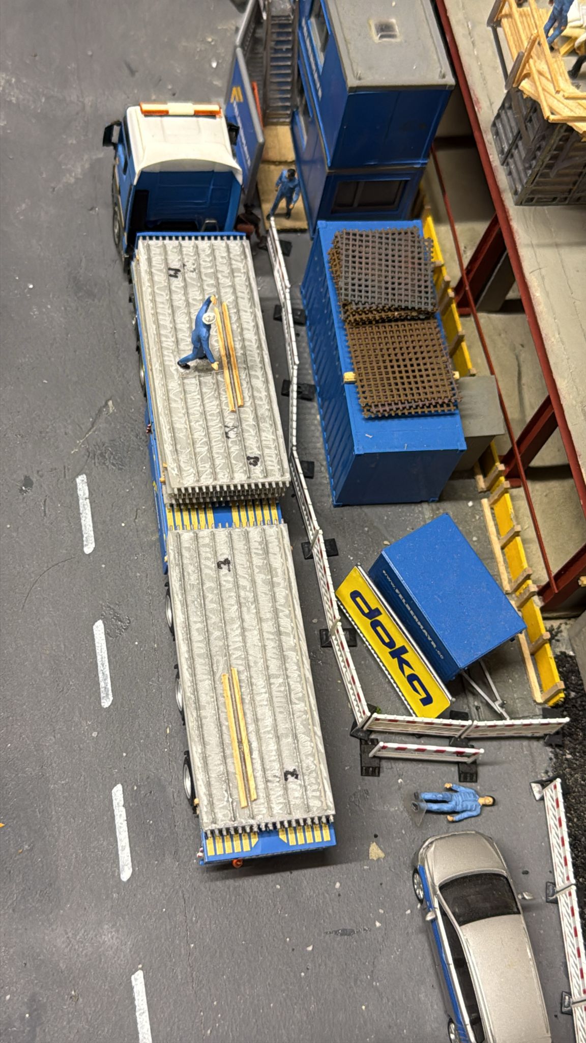 Decken Platten/ Fertigteil Decken im Maßstab 1/87 Ladegut H0